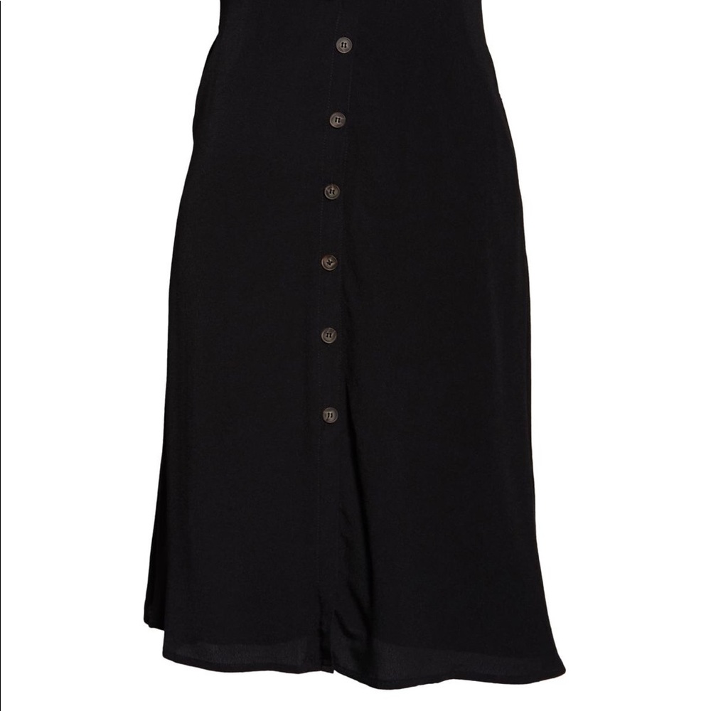 ASTR Retro Sweetheart Cut Black Dress Size M - Picture 4 of 9